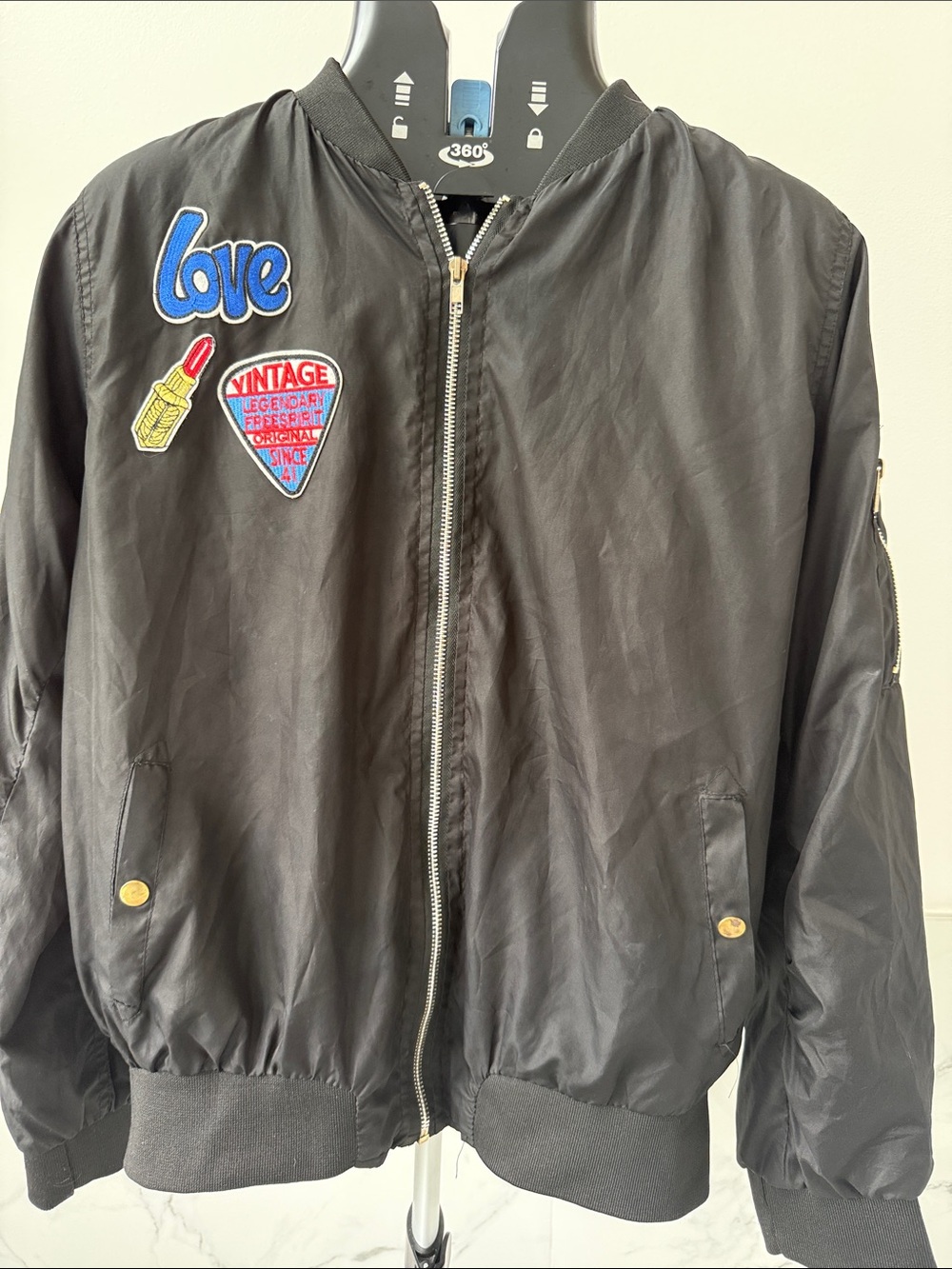 Helium London Windbreaker Bomber Jacket 1X